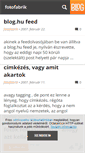 Mobile Screenshot of fotofabrik.blog.hu