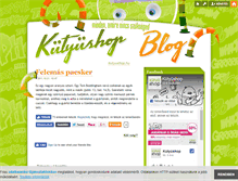 Tablet Screenshot of kutyushop.blog.hu