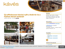 Tablet Screenshot of kaves.blog.hu