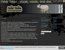 Tablet Screenshot of fehertehen.blog.hu