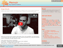 Tablet Screenshot of memoir.blog.hu