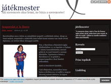 Tablet Screenshot of jatekmester.blog.hu