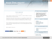 Tablet Screenshot of anyaehesvagyok.blog.hu