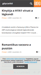 Mobile Screenshot of gepcseled.blog.hu
