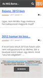 Mobile Screenshot of nksbamako.blog.hu
