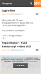 Mobile Screenshot of etelek.blog.hu