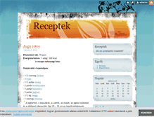 Tablet Screenshot of etelek.blog.hu