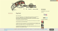 Desktop Screenshot of kismagyardekameron.blog.hu