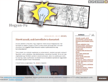 Tablet Screenshot of hogyanfu.blog.hu
