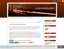 Tablet Screenshot of ilovebudapest.blog.hu