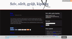 Desktop Screenshot of kipufog.blog.hu