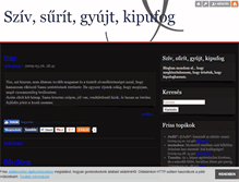Tablet Screenshot of kipufog.blog.hu