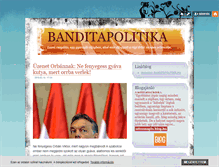 Tablet Screenshot of banditapolitika.blog.hu