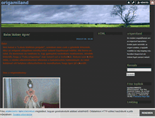 Tablet Screenshot of mindenamiorigami.blog.hu