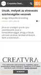 Mobile Screenshot of creatura.blog.hu