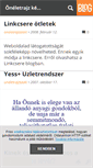 Mobile Screenshot of oneletrajz.blog.hu
