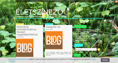 Desktop Screenshot of eletszinezo.blog.hu