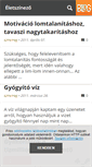 Mobile Screenshot of eletszinezo.blog.hu