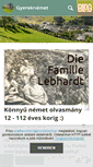 Mobile Screenshot of gyereknemet.blog.hu
