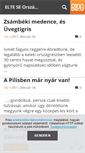 Mobile Screenshot of elteseouti.blog.hu