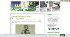 Desktop Screenshot of muszermania.blog.hu