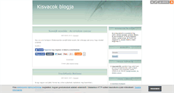 Desktop Screenshot of kisvacok.blog.hu