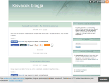 Tablet Screenshot of kisvacok.blog.hu