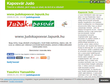 Tablet Screenshot of kaposjudo.blog.hu