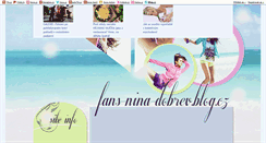 Desktop Screenshot of fans-nina-dobrev.blog.cz