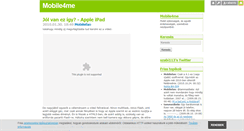Desktop Screenshot of mobile4me.blog.hu