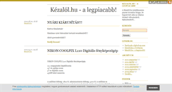Desktop Screenshot of kezalol.blog.hu