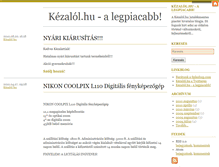 Tablet Screenshot of kezalol.blog.hu