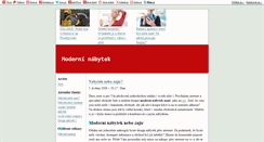Desktop Screenshot of moderni-nabytek.blog.cz