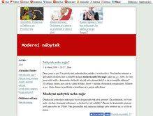 Tablet Screenshot of moderni-nabytek.blog.cz