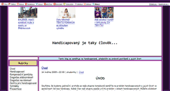 Desktop Screenshot of handicapovani.blog.cz