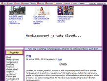 Tablet Screenshot of handicapovani.blog.cz