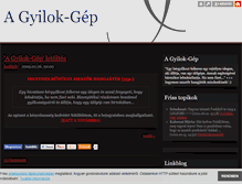 Tablet Screenshot of gyilokgep.blog.hu