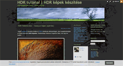 Desktop Screenshot of hdrtutorial.blog.hu