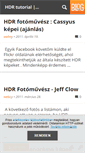 Mobile Screenshot of hdrtutorial.blog.hu