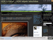 Tablet Screenshot of hdrtutorial.blog.hu