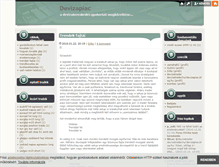 Tablet Screenshot of devizapiac.blog.hu