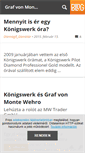 Mobile Screenshot of montewehro.blog.hu