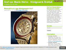 Tablet Screenshot of montewehro.blog.hu