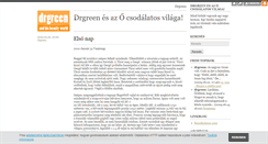 Desktop Screenshot of drgreen.blog.hu