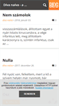 Mobile Screenshot of divanaiva.blog.hu
