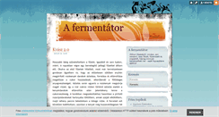 Desktop Screenshot of fermentator.blog.hu