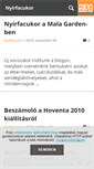 Mobile Screenshot of nyirfacukor.blog.hu