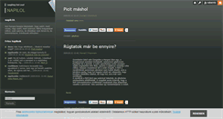 Desktop Screenshot of napilol.blog.hu
