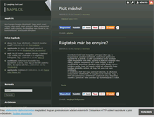 Tablet Screenshot of napilol.blog.hu