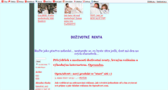 Desktop Screenshot of dozivotni-renta.blog.cz